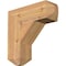 Ekena Millwork Traditional Craftsman Smooth Bracket, Western Red Cedar, 5 1/2"W x 18"D x 18"H BKT06X18X18TRA04SWR - alternate 1
